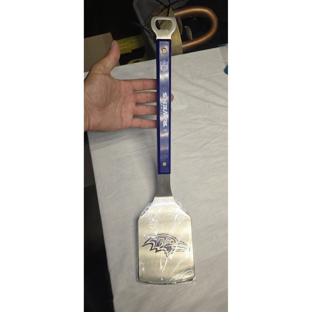 NFL Baltimore Ravens Spirit Series Sportula Stainless Steel Grilling Spatula